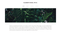 Desktop Screenshot of elizabethwadepsyd.com
